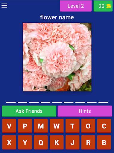 Flower Quiz Game (Flower Name Word Game) screenshot 7
