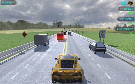 Highway Car Racing - 3D Traffic Racing screenshot 6