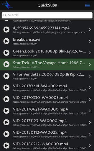 Quick Subs - Subtitle Downloader screenshot 2