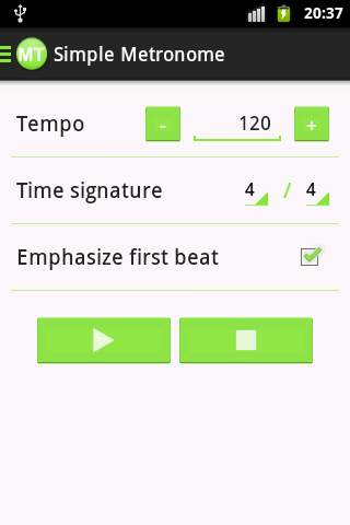 Music Tools Metronome screenshot 1