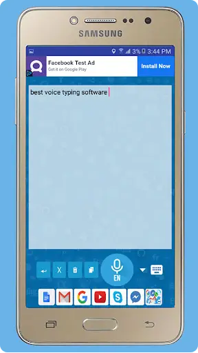 voice typing app screenshot 1
