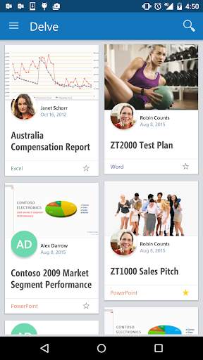Office Delve screenshot 1