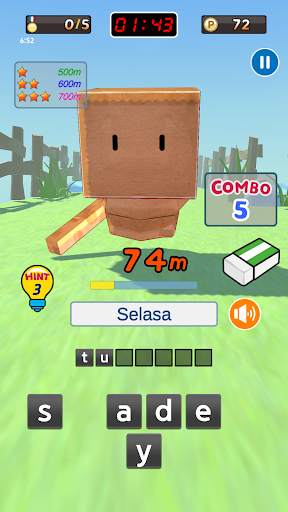 EnglishRun - Permainan kata bahasa Inggris screenshot 7