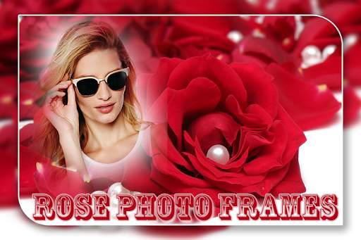 Red Rose Photo Frame screenshot 1