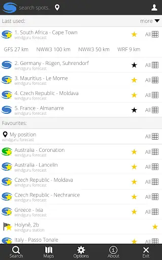 Windguru Lite screenshot 2