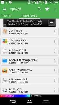 App2sd card-appmgr3 screenshot 3