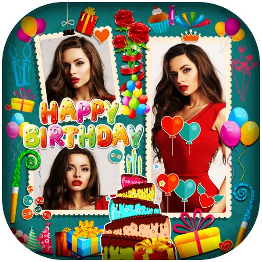 Happy Birthday : Cake, Status, Card & Photo Frame 1.17