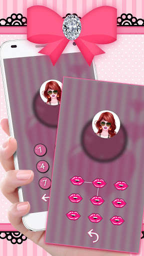 Salmon Lipstick Bowtie Theme screenshot 4