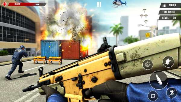 US Police Free Fire - Free Action Game screenshot 2