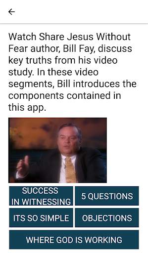 Share Jesus Without Fear for Android screenshot 1