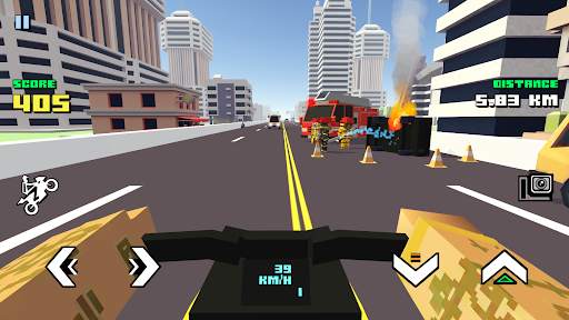 Blocky Moto Racing - motory screenshot 6