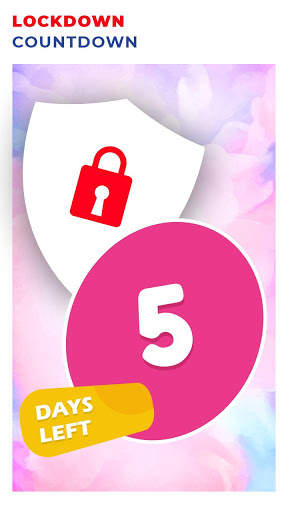 Lock down Countdown Widget - Days Left 4 تصوير الشاشة