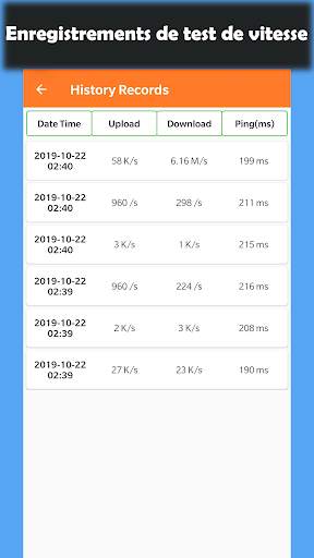 Test de vitesse - Test de vitesse Internet et WiFi screenshot 3