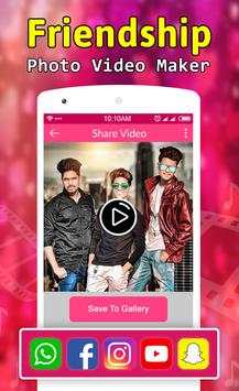 Friendship Photos Video Maker screenshot 1