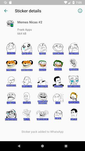 Memes Nicas Stickers para WAStickerApps screenshot 3