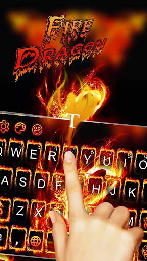Flaming Fire Dragon Keyboard screenshot 4