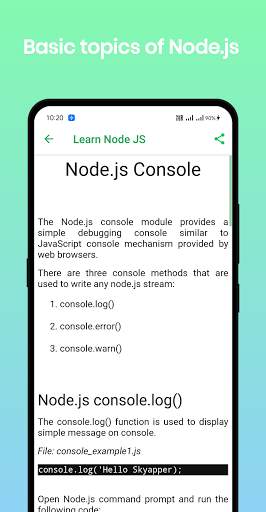 Learn Node.js screenshot 6