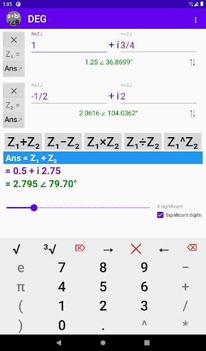 Complex Number Calculator - Rectangular | Polar скриншот 9