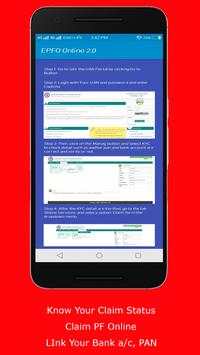 EPFO 2.0-Online Portal For PF Withdrawal, Passbook 2 تصوير الشاشة