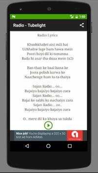 Songs TUBELIGHT - Salman Khan screenshot 2