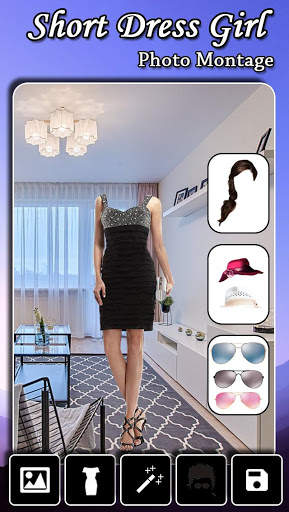 Short Dress Photo Suit Editor 6 تصوير الشاشة