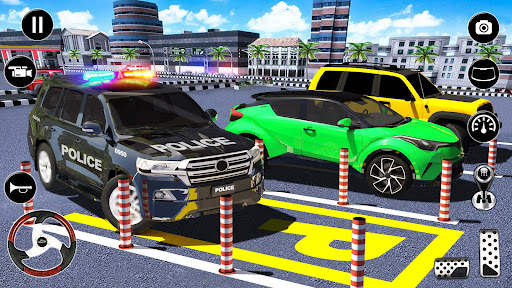 Police Prado Parking Car Games screenshot 7