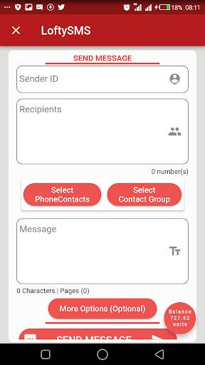 Loftysms Application screenshot 4