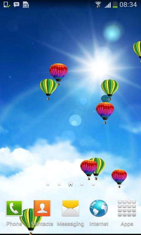 Blue Sky Balloon LWP screenshot 2