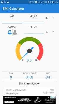 BMI Calculator screenshot 1