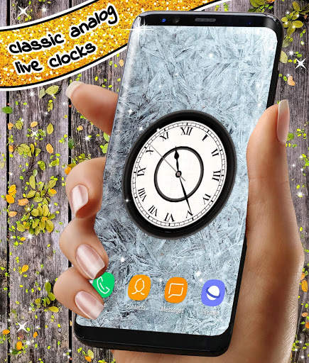 Analog Clock App ❤️ Classic Live Wallpaper Themes screenshot 6
