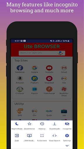 LITE Browser screenshot 3