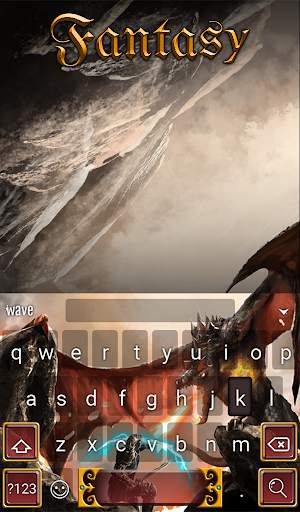 Fantasy Animated Keyboard   Li screenshot 2