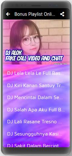 DJ Alok Fake Call Video and Chat Remix Full bass screenshot 5