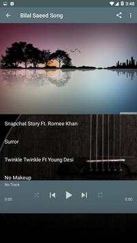 Song Of Bilal Saeed - Snapchat Story 3 تصوير الشاشة