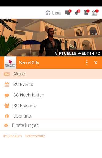 SecretCity 3D Chat screenshot 2