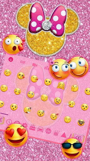 Teclado Glitter Minnies Bow screenshot 3