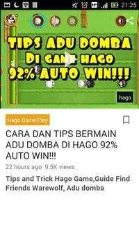 Tips dan Trick Hago, adu domba dan SOS screenshot 4