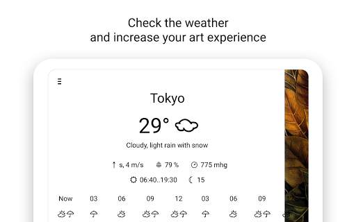 Artmeteo: meteo and art screenshot 11