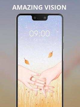 Cartoon beautiful hands romantic wallpaper screenshot 1