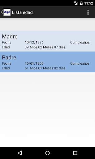 Edad Calculadora screenshot 4