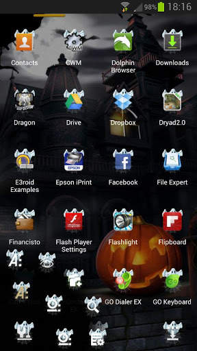 Next Launcher Halloween Theme screenshot 3