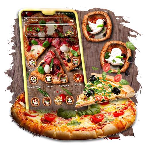 Pizza Launcher Theme 1.2.0
