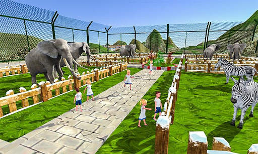 Wild Animal Zoo Transporter 3D Truck Driving Game screenshot 1