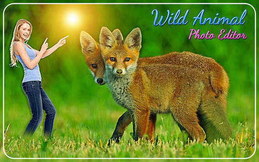 Wild Animal Overlay Effect : Frame, Sticker, Text screenshot 2
