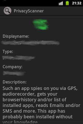 Privacy Scanner (AntiSpy) 6 تصوير الشاشة