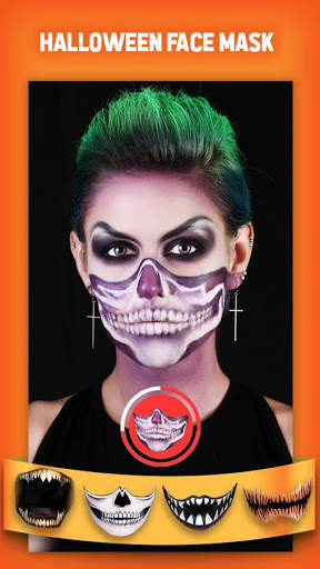 Halloween Face mask - Halloween Makeup Camera screenshot 1