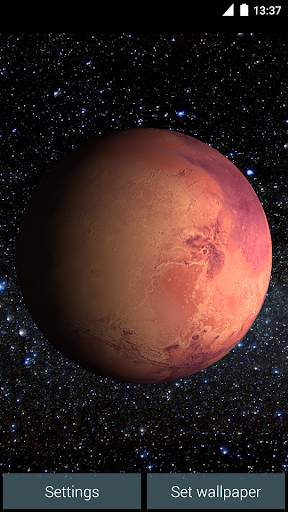 Mars Live Wallpaper screenshot 5