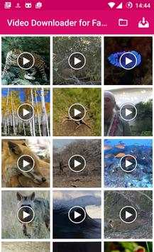 Video Downloader for Facebook screenshot 1