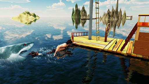 Angry Whale Shark Hunter - Raft Survival Mission screenshot 8