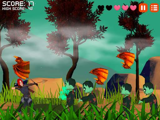 Zombies and Huntress Archery screenshot 9